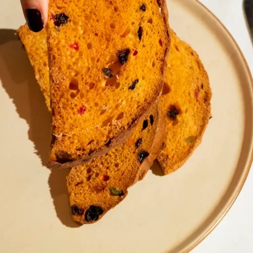 Tostadas de panetón